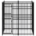 thumbnail image 1 of vidaXL Outdoor Dog Kennel Steel 39.7 ft², 1 of 6