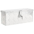 thumbnail image 1 of vidaXL Tool Box Outdoor Storage Box with Locking System Tool Chest Aluminum, 1 of 20