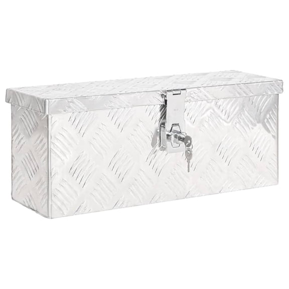 vidaXL Tool Box Outdoor Storage Box with Locking System Tool Chest Aluminum