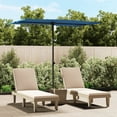 thumbnail image 1 of vidaXL Garden Parasol Azure Blue Aluminium, Polyester 6.6 x 4.9 feet, 1 of 131