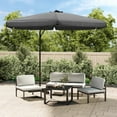 thumbnail image 1 of vidaXL Garden Parasol with Cross Base Patio Sunshade Outdoor Porch Umbrella, 1 of 8