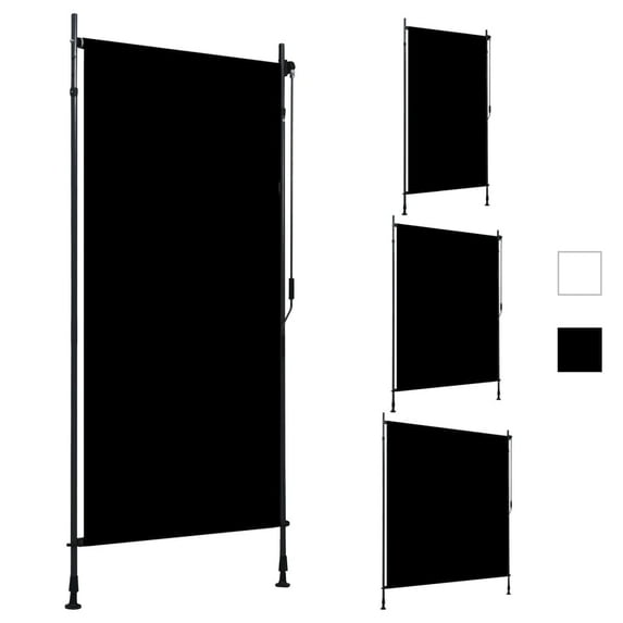 vidaXL Outdoor Roller Blind 47.2"x106.3" Cream