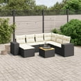 thumbnail image 1 of vidaXL Outdoor Sofa Set Black PE Rattan Large Modular Garden Sofa Set, 1 of 4