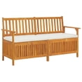 thumbnail image 1 of vidaXL Outdoor Storage Bench Deck Box for Patio Furniture Solid Wood Acacia, 1 of 69