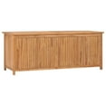 thumbnail image 1 of vidaXL Outdoor Storage Deck Box Chest for Patio Cushions Tools Solid Teak Wood, 1 of 34