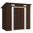 thumbnail image 1 of vidaXL Outdoor Storage Shed Garden Shed Patio Metal Storage Backyard Shed, 1 of 21