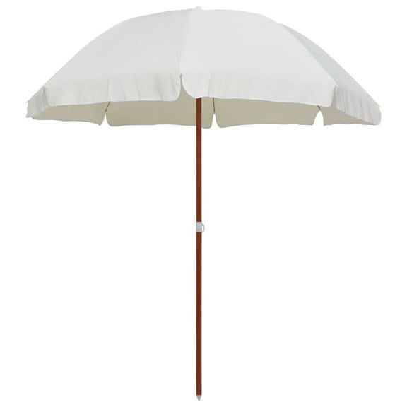 vidaXL Outdoor Umbrella Parasol with Crank Patio Sunshade Sun Shelter Steel