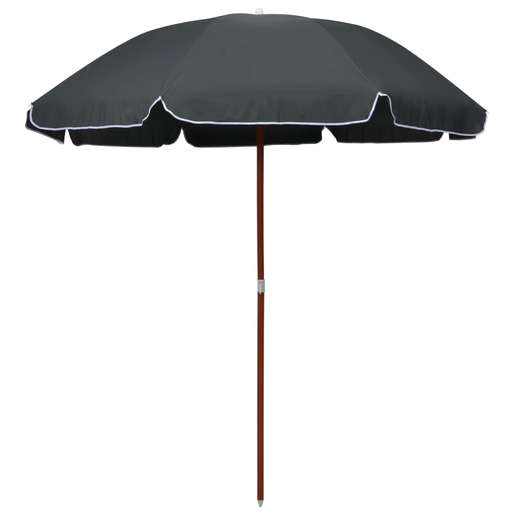 vidaXL Outdoor Umbrella Parasol with Crank Patio Sunshade Sun Shelter Steel - image 1 of 6