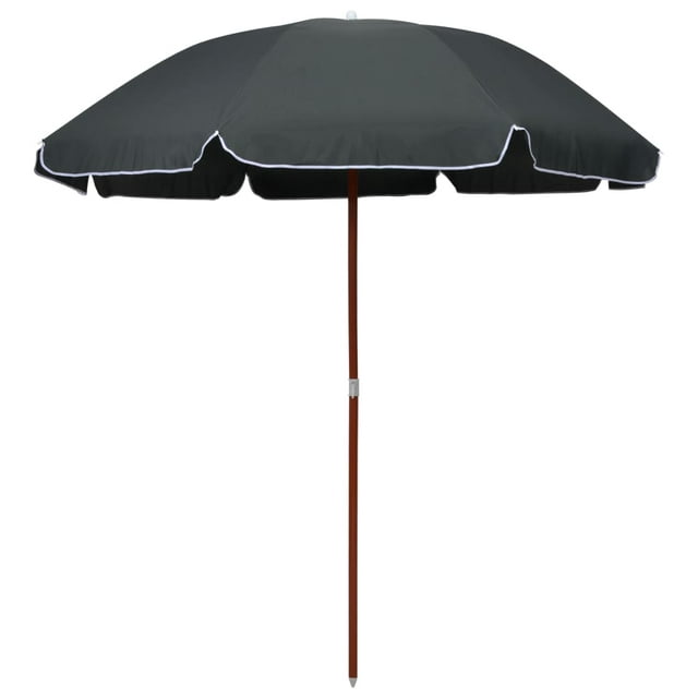 vidaXL Outdoor Umbrella Parasol with Crank Patio Sunshade Sun Shelter Steel