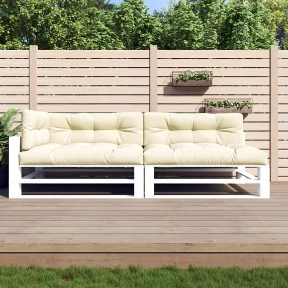 vidaXL Pallet Sofa Cushions 5 pcs Cream