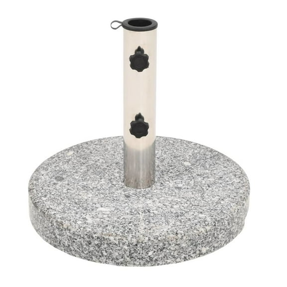 vidaXL Parasol Base Granite Round 48.5 lb, 43726
