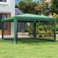 thumbnail image 1 of vidaXL Party Tent Outdoor Canopy Tent Gazebo Marquee with 4 Mesh Sidewalls, 1 of 7