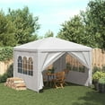 thumbnail image 1 of vidaXL Party Tent 9'10"x9'10" White, 1 of 10