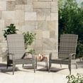 thumbnail image 1 of vidaXL Adirondack Chair Lounge Patio Lawn Chair Outdoor Seating Poly Rattan, 1 of 14