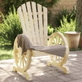 thumbnail image 1 of vidaXL Patio Adirondack Chairs 2 pcs Solid Wood Fir, 1 of 10