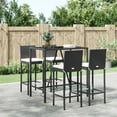 thumbnail image 1 of vidaXL Patio Bar Set Outdoor Table and Chair Set with Cushions Poly Rattan, 1 of 61