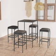 thumbnail image 1 of vidaXL Patio Bar Set Patio Bar Table and Stools with Cushions Poly Rattan, 1 of 116