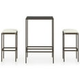 thumbnail image 1 of vidaXL Patio Bar Set Patio Bar Table and Stools with Cushions Poly Rattan, 1 of 116