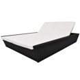thumbnail image 1 of vidaXL Patio Bed Outdoor Rattan Daybed Lounge Bed with Cushion Poly Rattan, 1 of 7