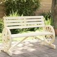 thumbnail image 1 of vidaXL Patio Bench 2-Seater Solid Wood Fir, 1 of 8