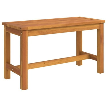 vidaXL Patio Bench 43.3"x13.8"x17.7" Solid Wood Acacia