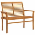 thumbnail image 1 of vidaXL Patio Bench 44.1" Solid Teak Wood, 1 of 6