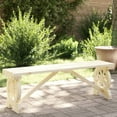 thumbnail image 1 of vidaXL Patio Bench 45.3" Solid Wood Fir, 1 of 8