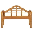 thumbnail image 1 of vidaXL Patio Bench 49.2" Solid Wood Acacia, 1 of 6