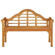 vidaXL Patio Bench 49.2" Solid Wood Acacia