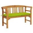 thumbnail image 1 of vidaXL Patio Bench with Cushion 47.2" Solid Acacia Wood, 1 of 60