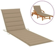 vidaXL Patio Cushion Garden Outdoor Sun Lounger Chair Cushion Oxford Fabric