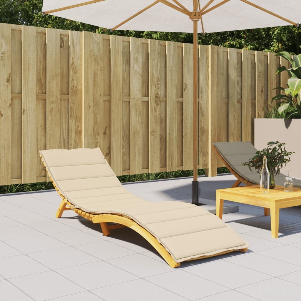 vidaXL 1 Piece Outdoor Patio Sun Lounger Cushion Oxford Fabric Garden Chair Pad