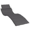 vidaXL Sun Lounger Cushion Anthracite Oxford fabric (100% polyester)