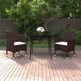 thumbnail image 1 of vidaXL Patio Dining Set 3/5/7 Piece Multi Colors 31.5"/55.1" Table Length, 1 of 7