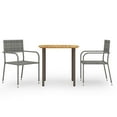 thumbnail image 1 of vidaXL Patio Dining Set Dining Table and Chairs Furniture Set Poly Rattan, 1 of 12