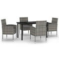 thumbnail image 1 of vidaXL Patio Dining Set Garden Furniture 3/5/7/9 Piece Multi Colors/Sizes, 1 of 51