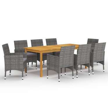 vidaXL Patio Dining Set Garden Outdoor Seat Furniture 7/9 Piece Multi Colors