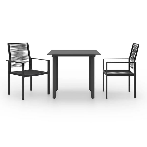 vidaXL Patio Dining Set Garden Outdoor Table and Chair Furniture 3/5 Piece