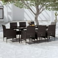 thumbnail image 1 of vidaXL Patio Dining Set Outdoor Dining Set Table and Chair Set for Garden, 1 of 7