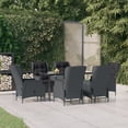 thumbnail image 1 of vidaXL Patio Dining Set Outdoor Dining Set Table and Chair Set for Garden, 1 of 11