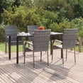 thumbnail image 1 of vidaXL Patio Dining Set Outdoor Dining Set Table and Chair Set for Garden, 1 of 9