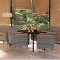 thumbnail image 1 of vidaXL Patio Dining Set Outdoor Dining Set Table and Chair Set for Garden, 1 of 6