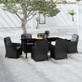 thumbnail image 1 of vidaXL Patio Dining Set Outdoor Dining Set Table and Chair Set for Garden, 1 of 8