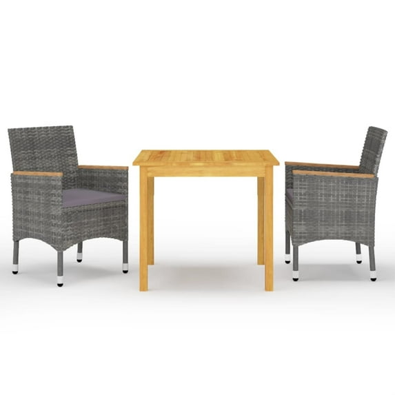 vidaXL Patio Dining Set Outdoor Dining Table and Chairs Patio Conversation Set