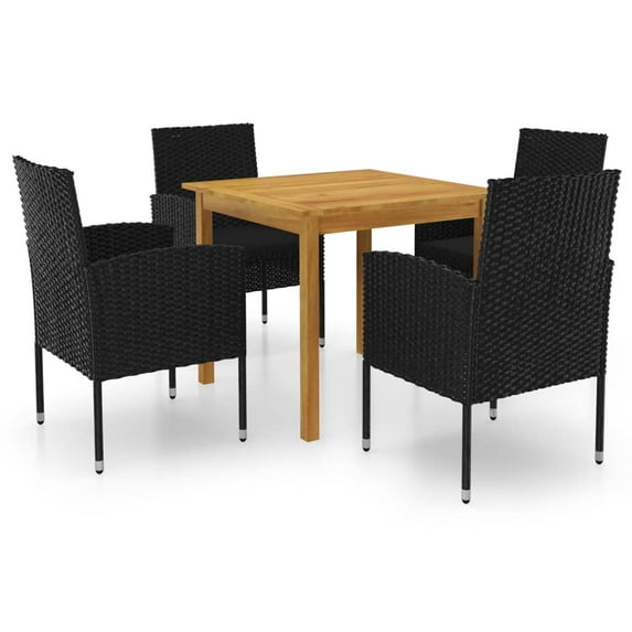 vidaXL Patio Dining Set Outdoor Dining Table and Chairs Patio Conversation Set