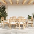thumbnail image 1 of vidaXL Patio Dining Set Outdoor Table and Chair Furniture Solid Wood Teak, 1 of 128