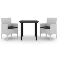 thumbnail image 1 of vidaXL Patio Dining Set Outdoor Table and Chair Set Poly Rattan and Glass, 1 of 72