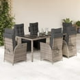 thumbnail image 1 of vidaXL Patio Dining Set with Cushions Outdoor Garden Furniture Poly Rattan, 1 of 9