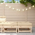 thumbnail image 1 of vidaXL Patio Footstools with Cushions 2pcs Solid Wood Pine, 1 of 12