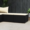 thumbnail image 1 of vidaXL Patio Furniture Outdoor Footstool Ottoman with Cushions Poly Rattan, 1 of 98